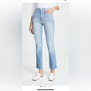 Frame le sylvie raw hem jeans, overdrive, size 28